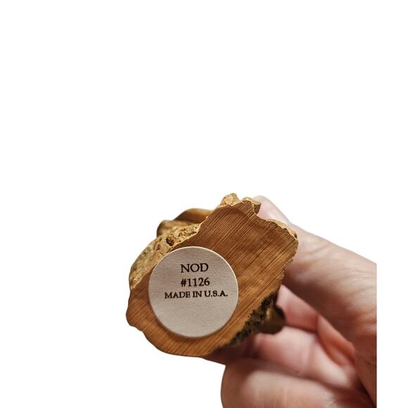 Knot Knoggins folk art sculpture  Stephen Herrero  VTG 4" Man Tree knot Old Man - Picture 5 of 8